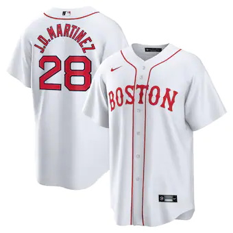 mens nike jd martinez white boston red sox 2021 patriots da